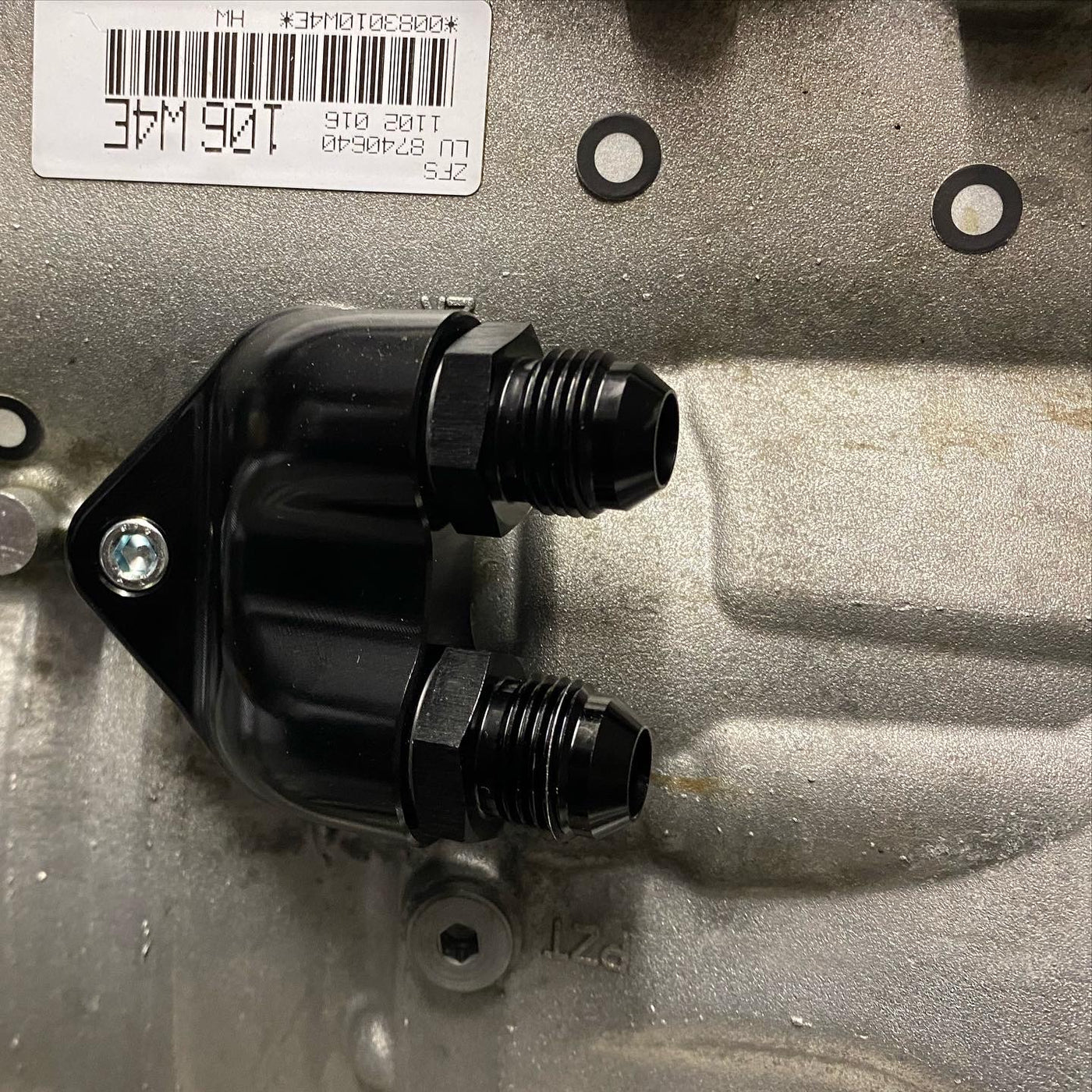 8HP OIL COOLER ADAPTER - N54/N55, N63 AND N73/N74 - TYPE 2
